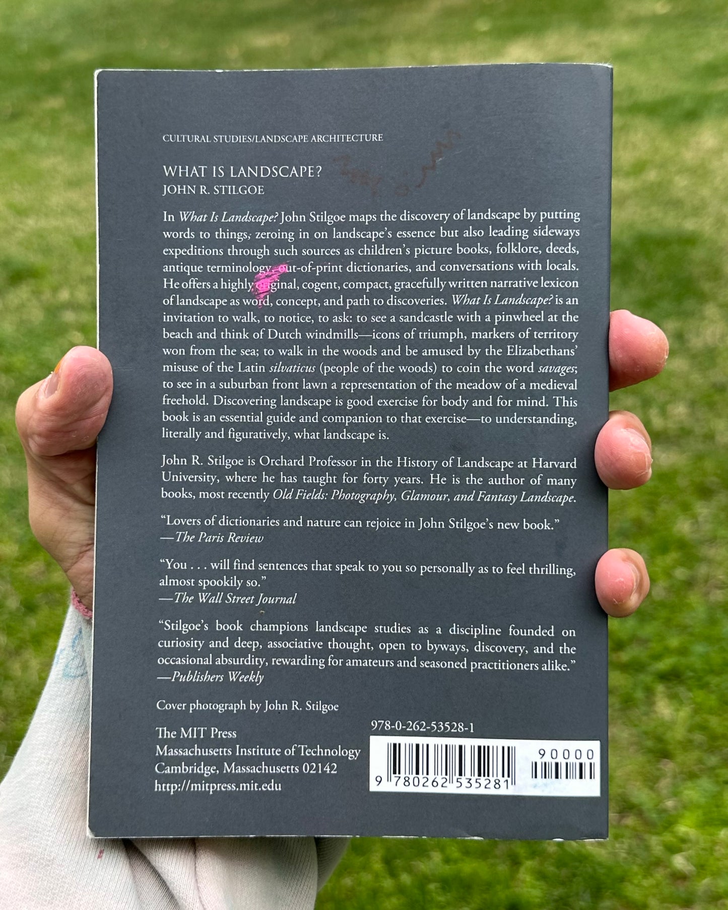 What is Landscape? by John R. Stilgoe