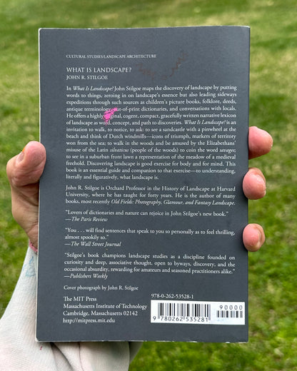 What is Landscape? by John R. Stilgoe